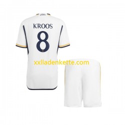 Fußballtrikot Real Madrid Kroos 8 Kinder Heim 2023-2024 Kurzarm