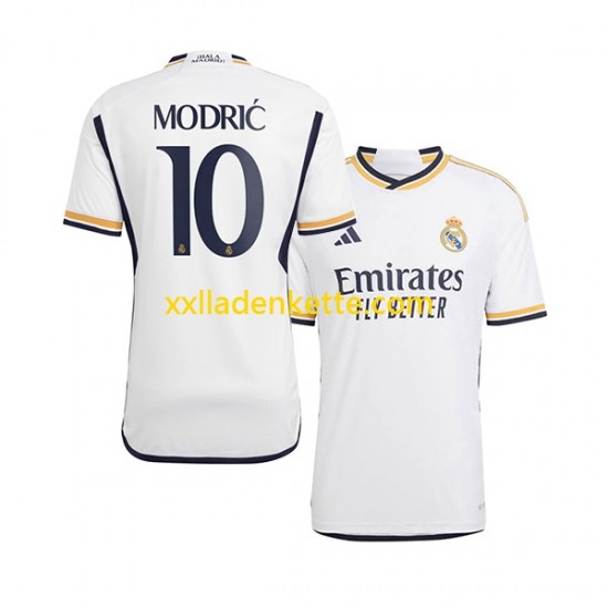Fußballtrikot Real Madrid Modrić 10 Herren Heim 2023-2024 Kurzarm