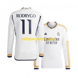 Fußballtrikot Real Madrid Rodrygo Goes 11 Herren Heim 2023-2024 Langarm