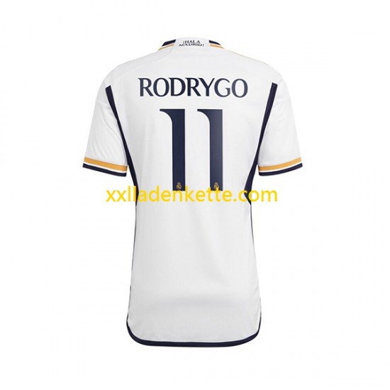 Fußballtrikot Real Madrid Rodrygo Goes 11 Herren Heim 2023-2024 Kurzarm