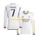 Fußballtrikot Real Madrid Vinicius Junior 7 Herren Heim 2023-2024 Langarm