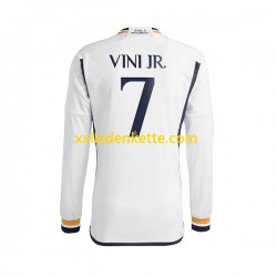 Fußballtrikot Real Madrid Vinicius Junior 7 Herren Heim 2023-2024 Langarm