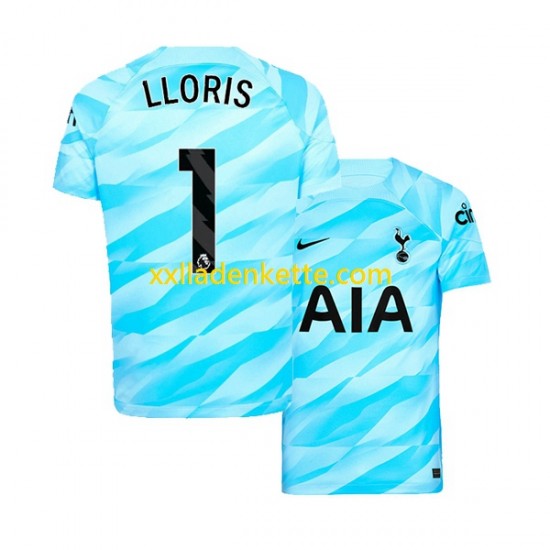 Fußballtrikot Tottenham Hotspur Hugo Lloris 1 Torwart Herren Heim 2023-2024 Kurzarm