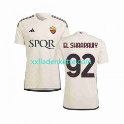 Fußballtrikot AS Rom El Shaarawy 92 Herren Auswärts 2023-2024 Kurzarm