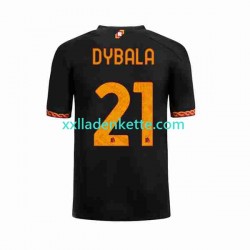Fußballtrikot AS Rom Paulo Dybala 21 Herren Ausweich 2023-2024 Kurzarm