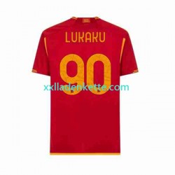 Fußballtrikot AS Rom Romelu Lukaku 90 Herren Heim 2023-2024 Kurzarm