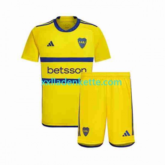 Fußballtrikot Boca Juniors Kinder Auswärts 2023-2024 Kurzarm