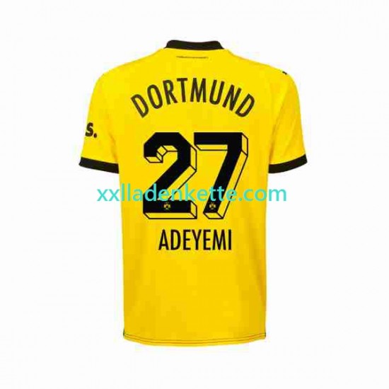 Fußballtrikot Borussia Dortmund Karim Adeyemi 27 Herren Heim 2023-2024 Kurzarm