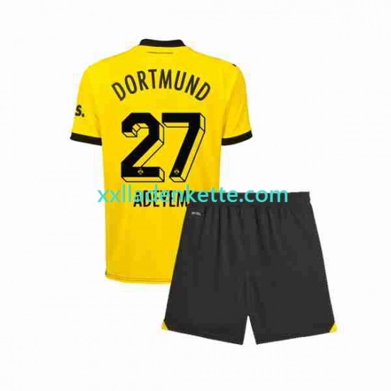 Fußballtrikot Borussia Dortmund Karim Adeyemi 27 Kinder Heim 2023-2024 Kurzarm