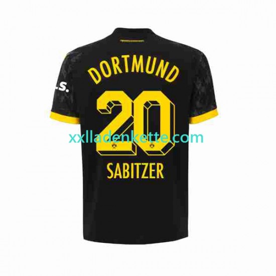 Fußballtrikot Borussia Dortmund Marcel Sabitzer 20 Herren Auswärts 2023-2024 Kurzarm