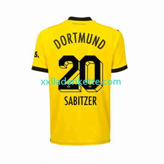 Fußballtrikot Borussia Dortmund Marcel Sabitzer 20 Herren Heim 2023-2024 Kurzarm