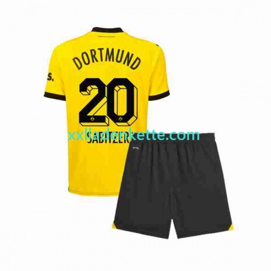 Fußballtrikot Borussia Dortmund Marcel Sabitzer 20 Kinder Heim 2023-2024 Kurzarm