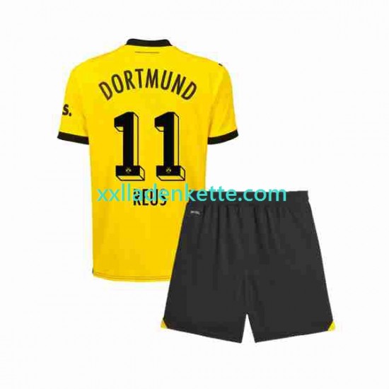 Fußballtrikot Borussia Dortmund Marco Reus 11 Kinder Heim 2023-2024 Kurzarm