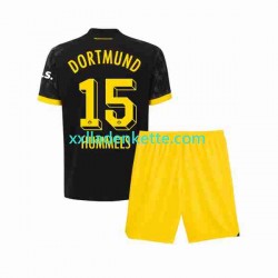 Fußballtrikot Borussia Dortmund Mats Hummels 15 Kinder Auswärts 2023-2024 Kurzarm
