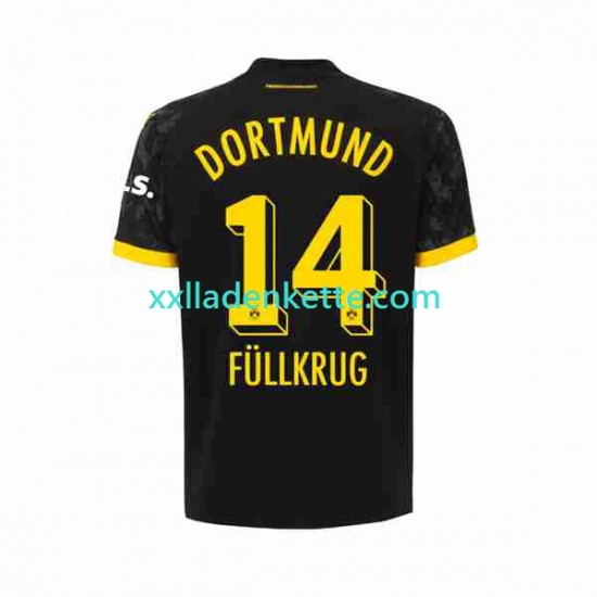 Fußballtrikot Borussia Dortmund Niclas Fullkrug 14 Herren Auswärts 2023-2024 Kurzarm