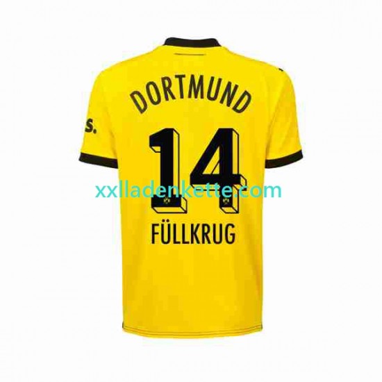 Fußballtrikot Borussia Dortmund Niclas Fullkrug 14 Herren Heim 2023-2024 Kurzarm