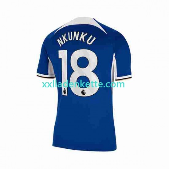 Fußballtrikot Chelsea Christopher Nkunku 18 Herren Heim 2023-2024 Kurzarm