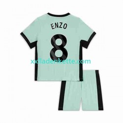 Fußballtrikot Chelsea Enzo Fernandez 8 Kinder Ausweich 2023-2024 Kurzarm