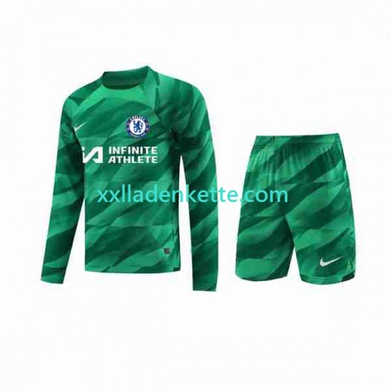Fußballtrikot Chelsea Torwart Kinder Ausweich 2023-2024 Langarm