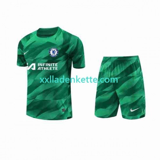 Fußballtrikot Chelsea Torwart Kinder Ausweich 2023-2024 Kurzarm