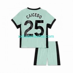 Fußballtrikot Chelsea Moises Caicedo 25 Kinder Ausweich 2023-2024 Kurzarm