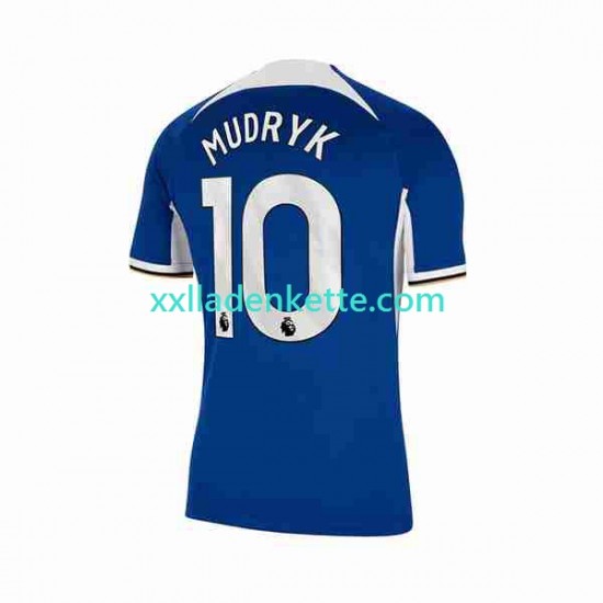 Fußballtrikot Chelsea Mykhaylo Mudryk 10 Herren Heim 2023-2024 Kurzarm