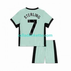 Fußballtrikot Chelsea Raheem Sterling 7 Kinder Ausweich 2023-2024 Kurzarm