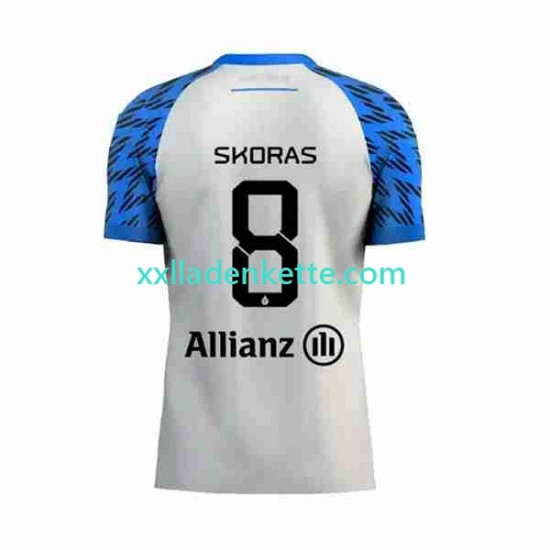 Fußballtrikot Club Brugge Michal Skoras 8 Herren Auswärts 2023-2024 Kurzarm