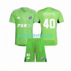 Fußballtrikot Dinamo Zagreb Livakovic 40 Torwart Kinder Heim 2023-2024 Kurzarm