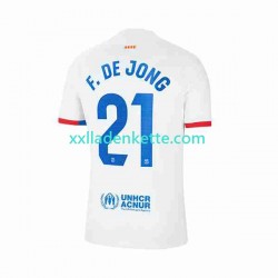 Fußballtrikot FC Barcelona Frenkie de Jong 21 Herren Auswärts 2023-2024 Kurzarm