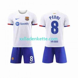 Fußballtrikot FC Barcelona Pedri 8 Kinder Auswärts 2023-2024 Kurzarm