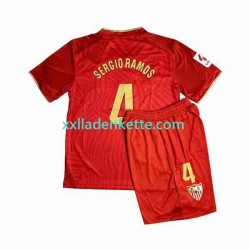 Fußballtrikot FC Sevilla Sergio Ramos 4 Kinder Auswärts 2023-2024 Kurzarm