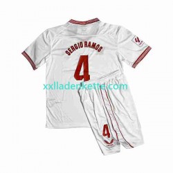 Fußballtrikot FC Sevilla Sergio Ramos 4 Kinder Heim 2023-2024 Kurzarm