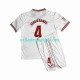 Fußballtrikot FC Sevilla Sergio Ramos 4 Kinder Heim 2023-2024 Kurzarm