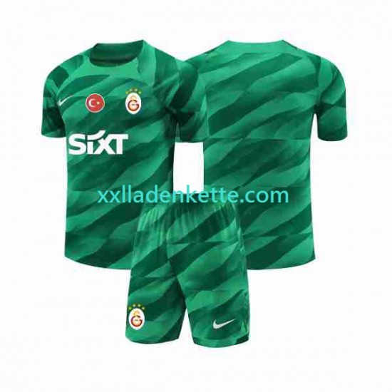 Fußballtrikot Galatasaray Torwart Kinder Heim 2023-2024 Kurzarm