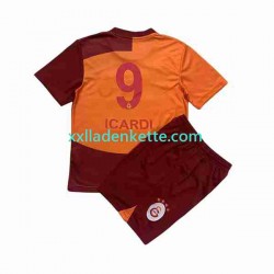 Fußballtrikot Galatasaray Icardi 9 Kinder Heim 2023-2024 Kurzarm