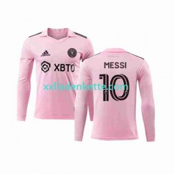 Fußballtrikot Inter Miami Lionel Messi 10 Herren Heim 2023-2024 Langarm