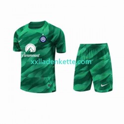 Fußballtrikot Inter Mailand Torwart Kinder Auswärts 2023-2024 Kurzarm