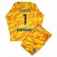 Fußballtrikot Inter Mailand Sommer 1 Torwart Kinder Heim 2023-2024 Langarm