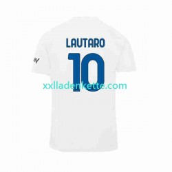 Fußballtrikot Inter Mailand Lautaro Martinez 10 Herren Auswärts 2023-2024 Kurzarm