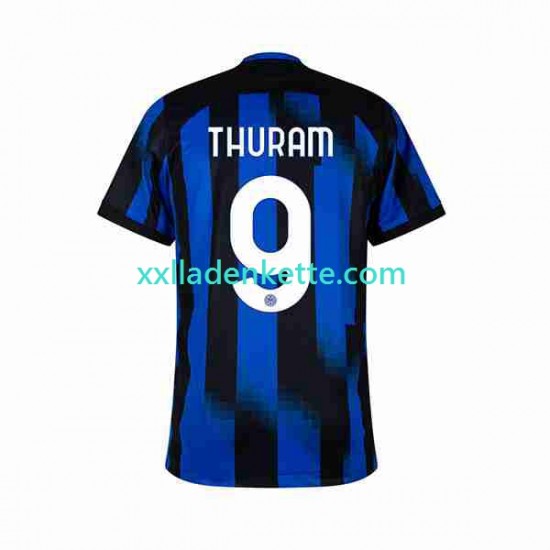 Fußballtrikot Inter Mailand Marcus Thuram 9 Herren Heim 2023-2024 Kurzarm