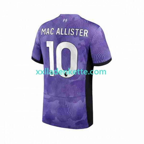 Fußballtrikot Liverpool Alexis Mac Allister 10 Herren Ausweich 2023-2024 Kurzarm