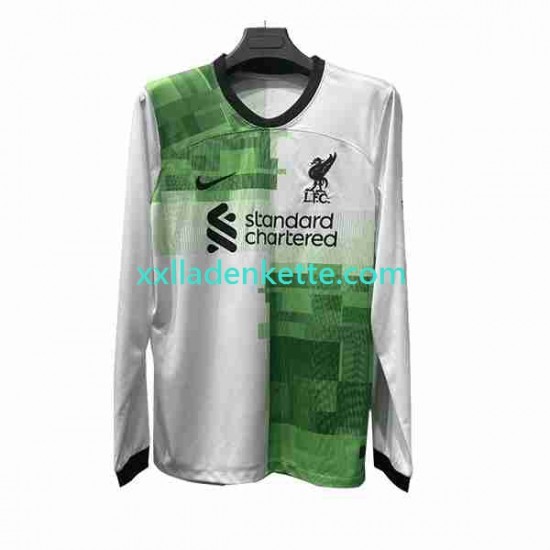 Fußballtrikot Liverpool Herren Auswärts 2023-2024 Langarm