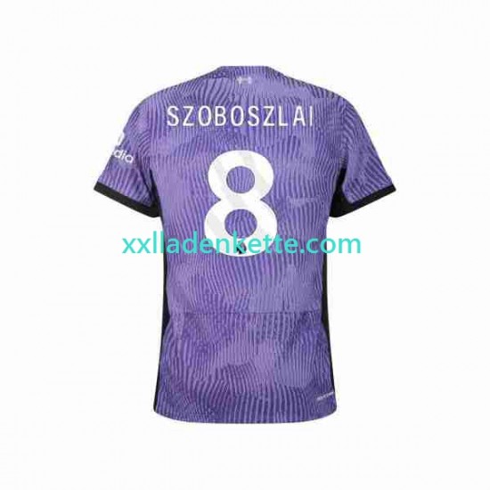 Fußballtrikot Liverpool Dominik Szoboszlai 8 Herren Ausweich 2023-2024 Kurzarm