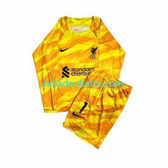 Fußballtrikot Liverpool A.Becker 1 Torwart Kinder Ausweich 2023-2024 Langarm