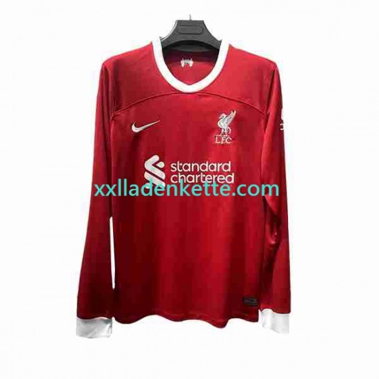 Fußballtrikot Liverpool Herren Heim 2023-2024 Langarm