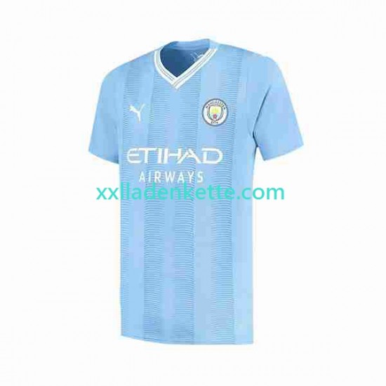 Fußballtrikot Manchester City Haaland 9 Special Printing Herren Heim 2023-2024 Kurzarm