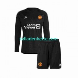 Fußballtrikot Manchester United Torwart Kinder Ausweich 2023-2024 Langarm