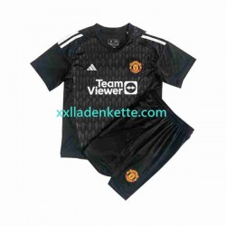 Fußballtrikot Manchester United Torwart Kinder Ausweich 2023-2024 Kurzarm