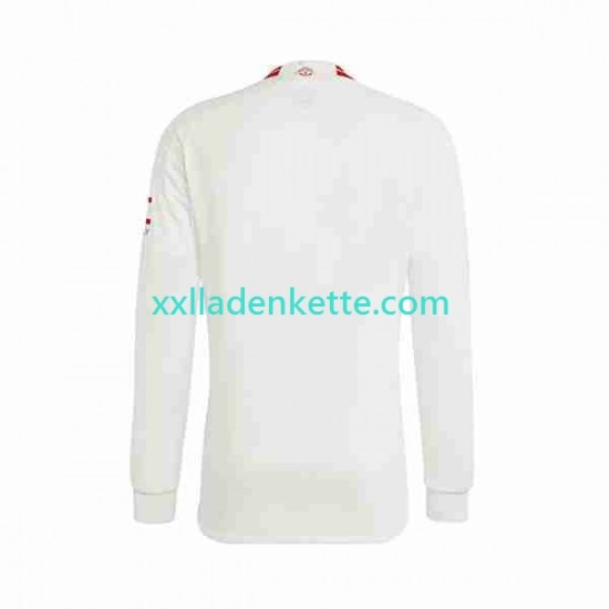 Fußballtrikot Manchester United Herren Ausweich 2023-2024 Langarm